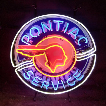 Pontiac Service Neon Signs